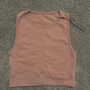 NWT Skims Stretch Rib High Neck Bra